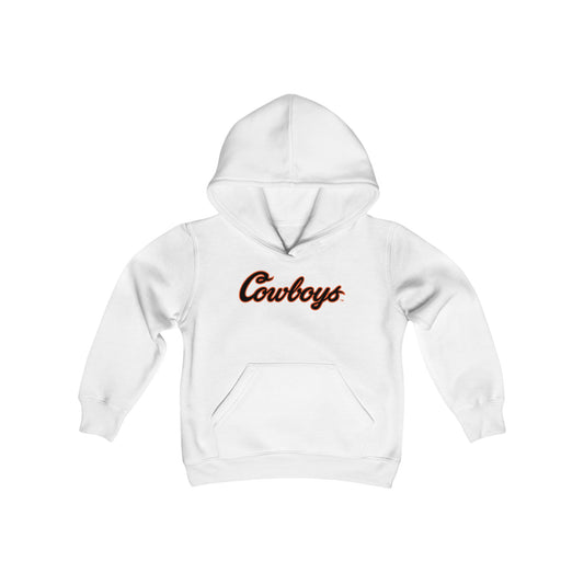 Youth Ty Walls #36 Cursive Cowboys Hoodie