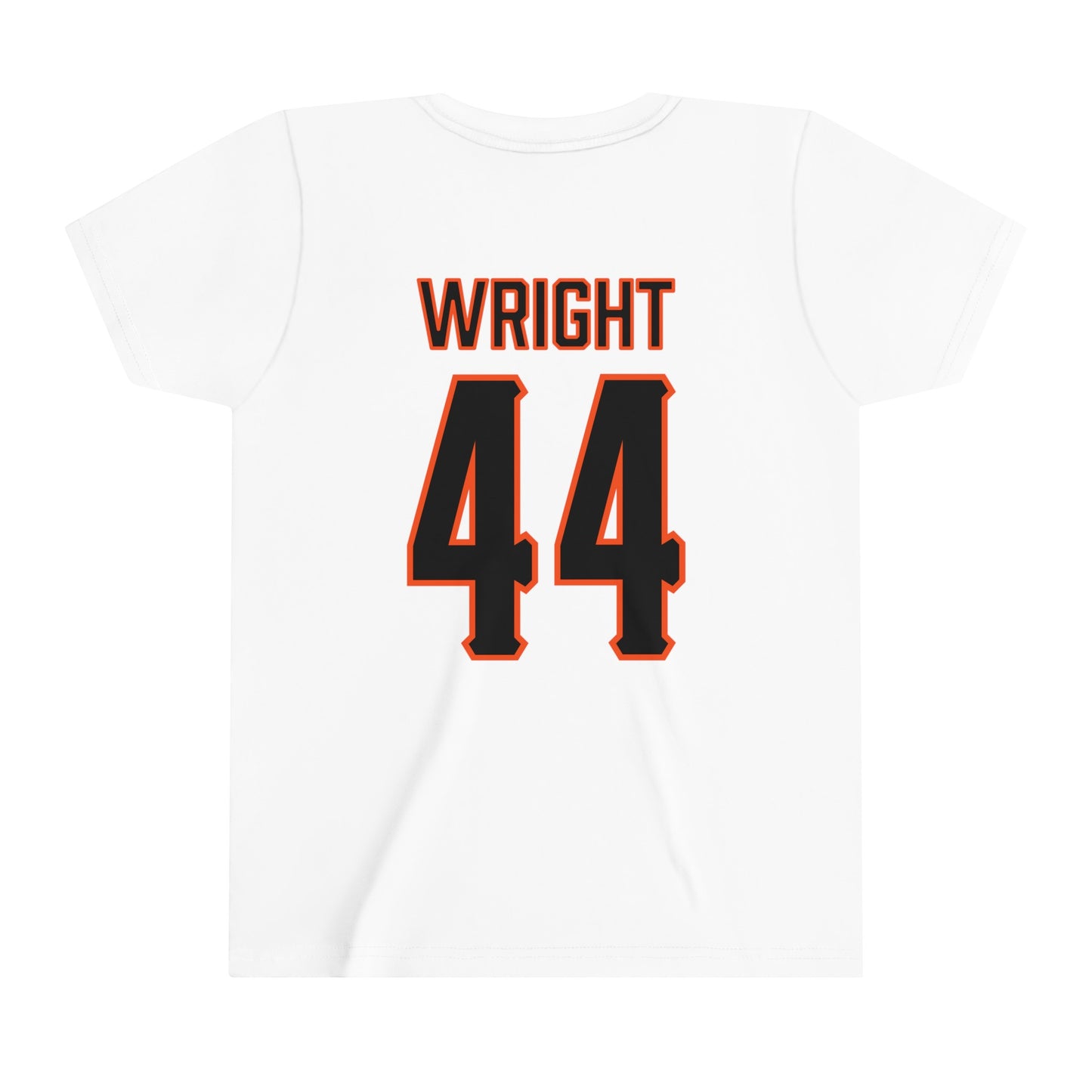 Youth Justin Wright #44 Cursive Cowboys T-Shirt