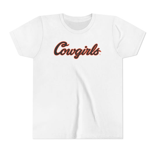 Youth Katie Kutz #16 Cursive Cowgirls T-Shirt