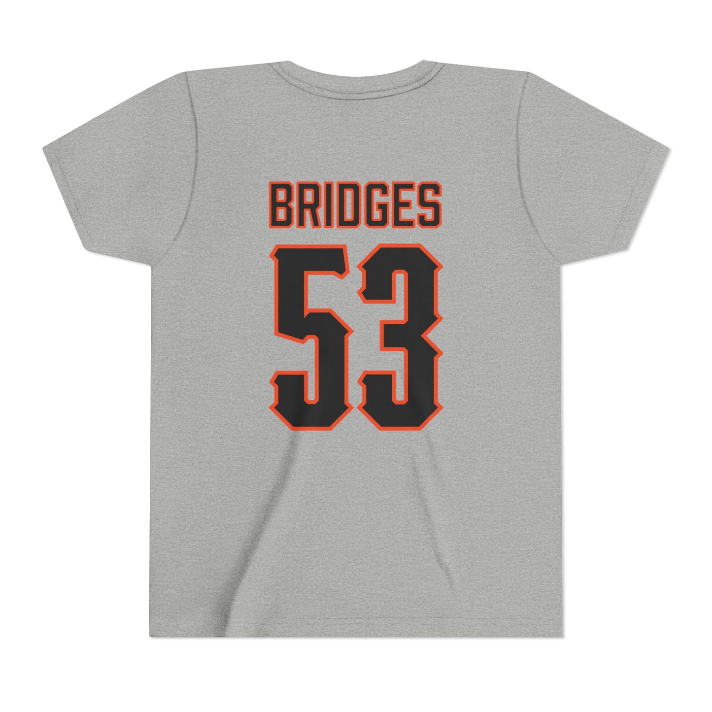 Youth Bowen Bridges #53 Cursive Cowboys T-Shirt