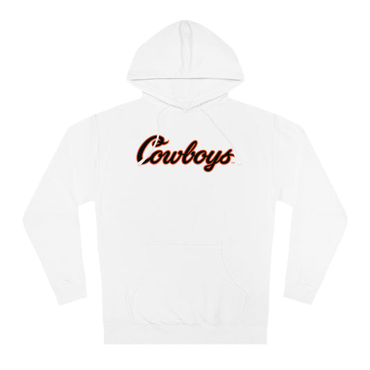 Aaron Weber #48 Cursive Cowboys Hoodie