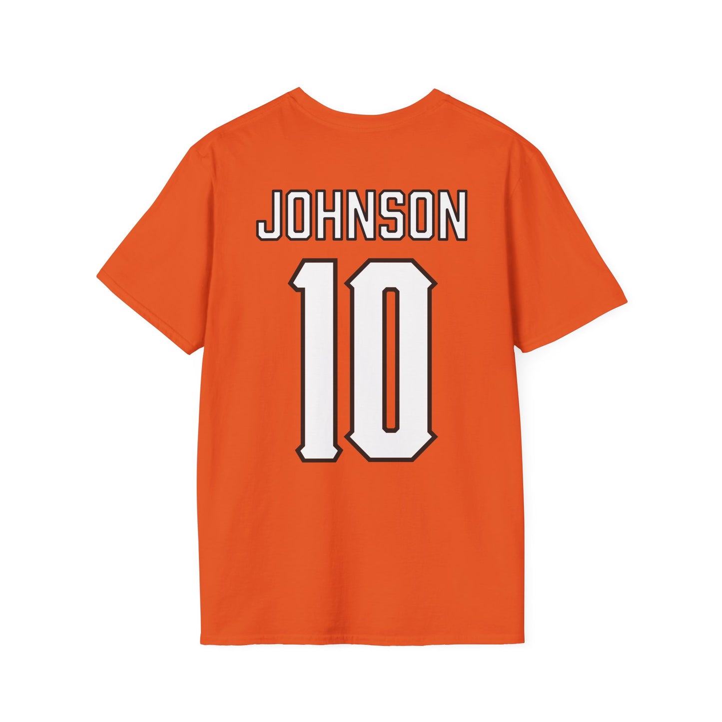 Keeley Johnson #10 Orange Pokes T-Shirt