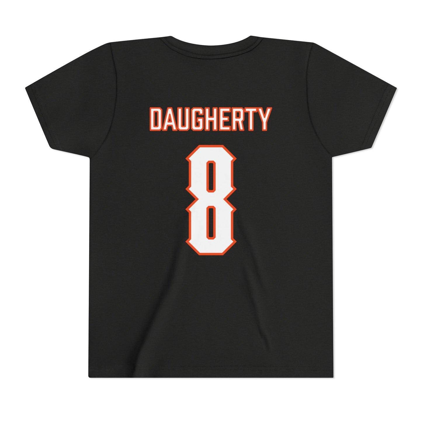 Youth Ian Daugherty #8 Cursive Cowboys T-Shirt