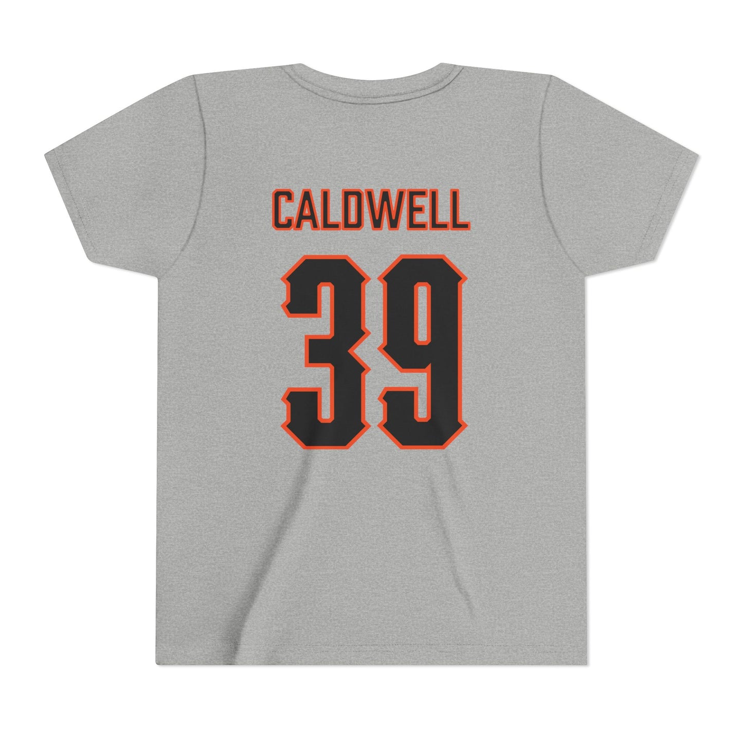 Youth Brex Caldwell #39 Cursive Cowboys T-Shirt