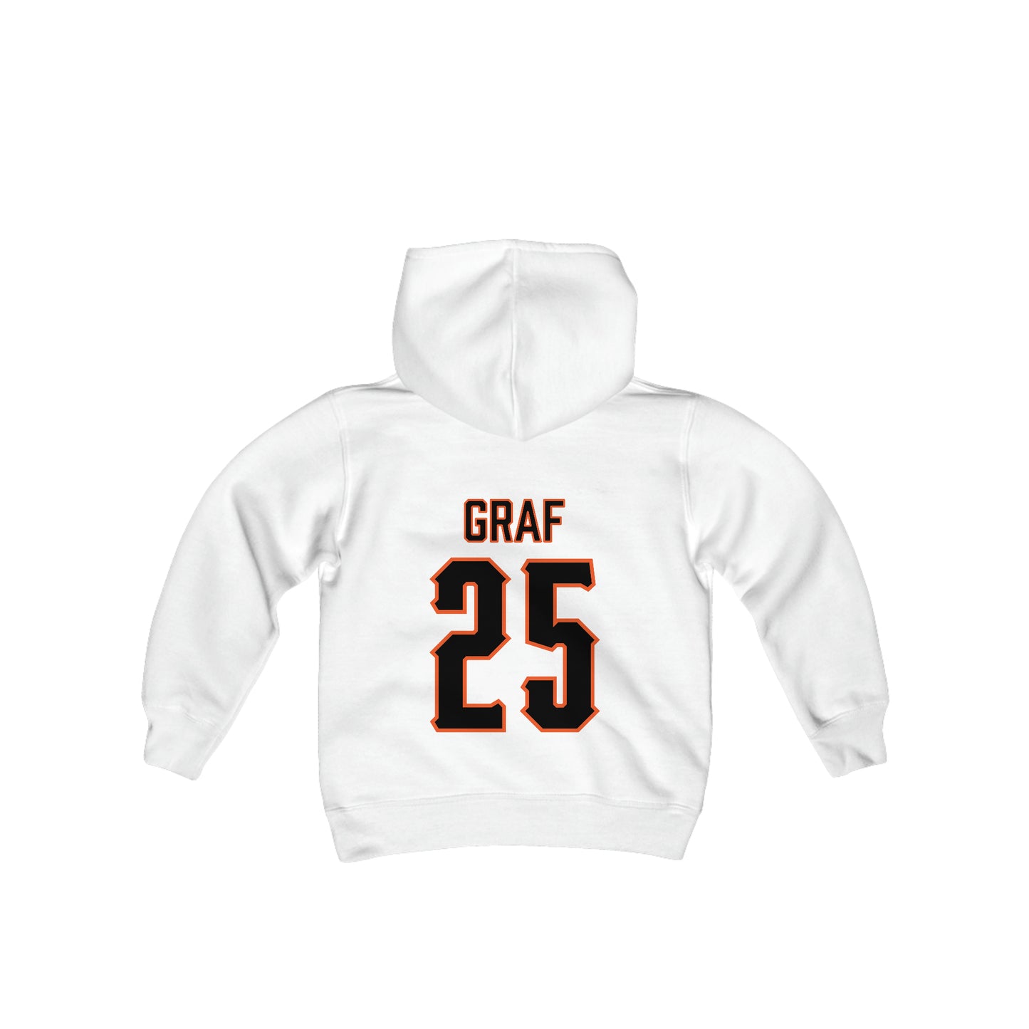 Youth Macy Graf #25 Cursive Cowgirls Hoodie