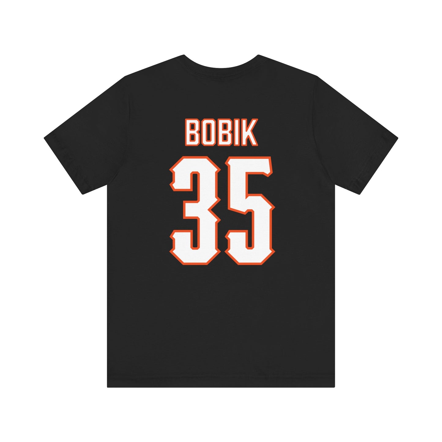 Jaxton Bobik #35 Cursive Cowboys T-Shirt