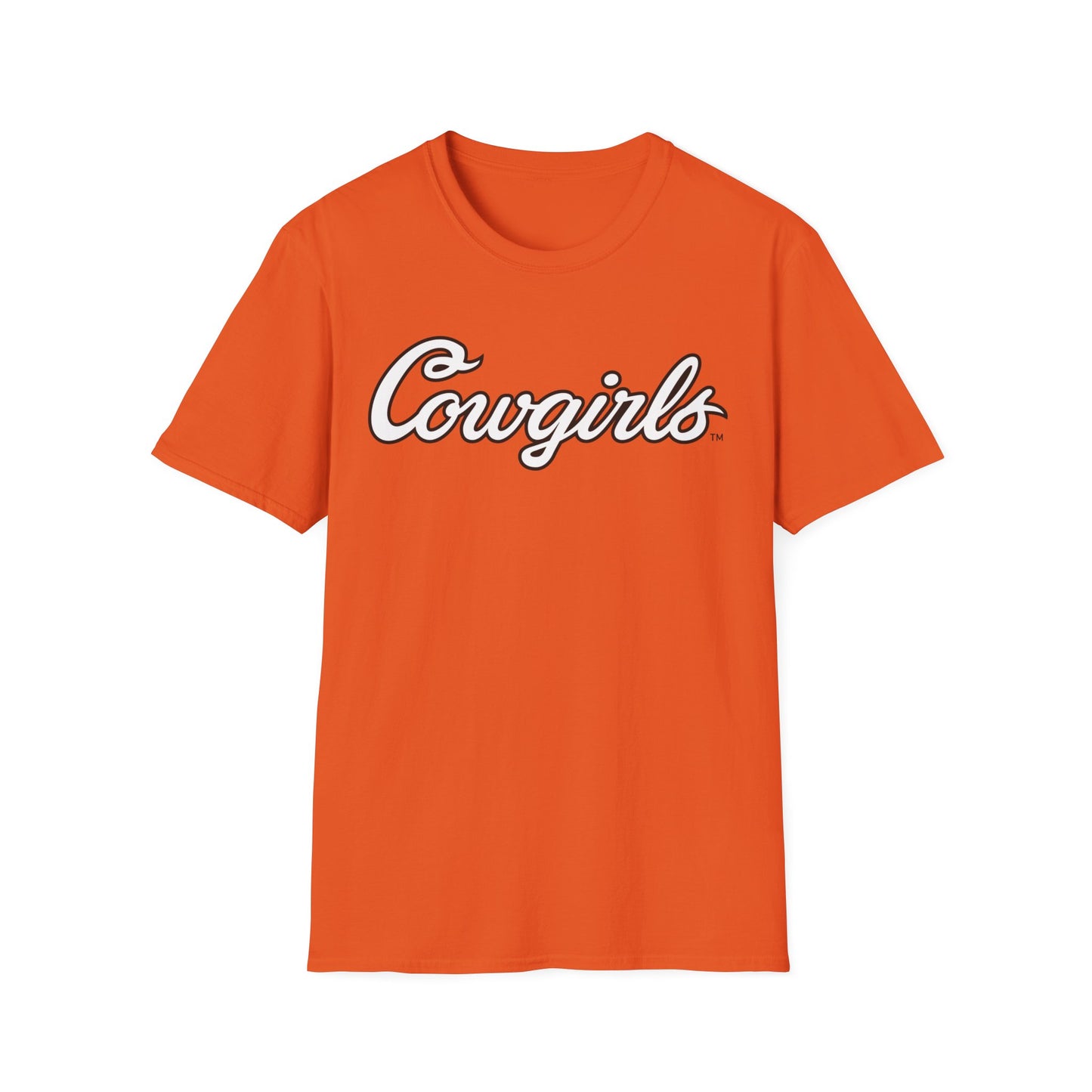 Nicole Ray #12 Orange Cursive Cowgirls T-Shirt