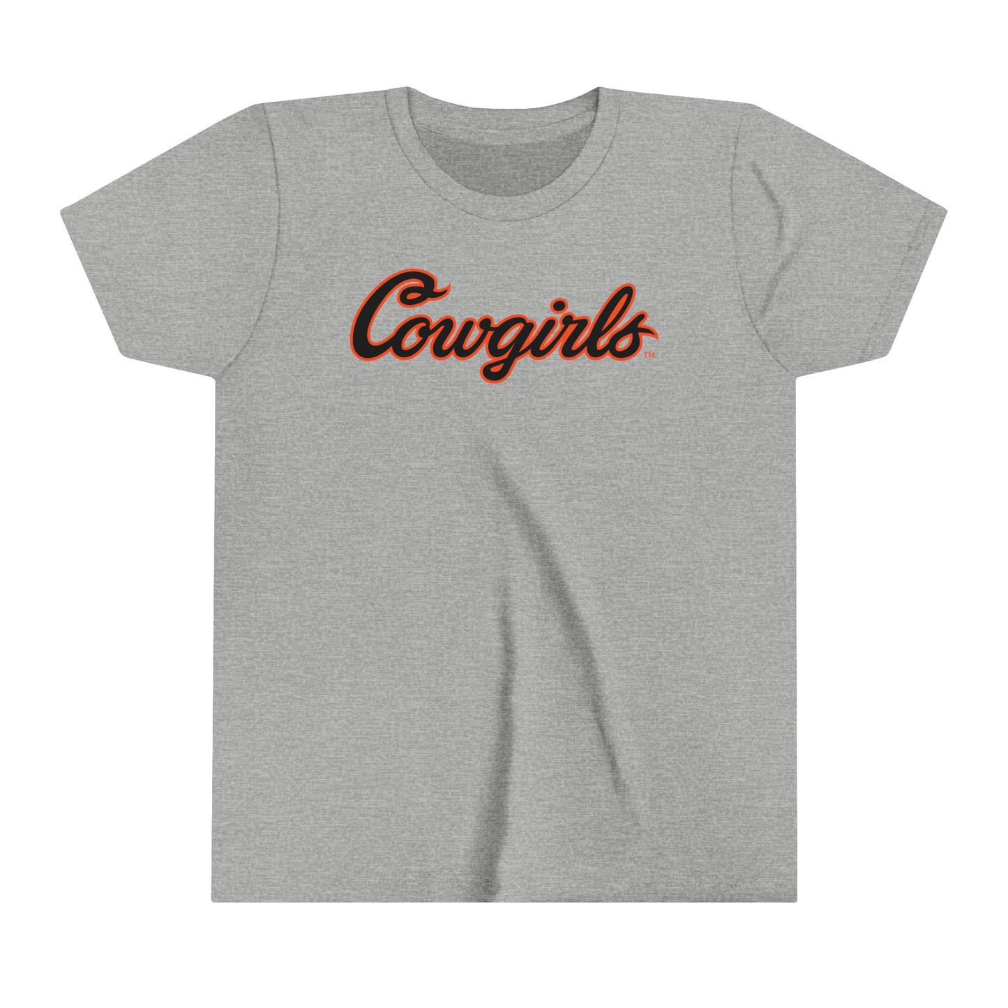 Youth Gracie Bindbeutel #14 Cursive Cowgirls T-Shirt