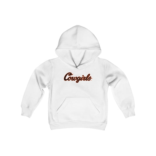 Youth Gracie Bindbeutel #14 Cursive Cowgirls Hoodie