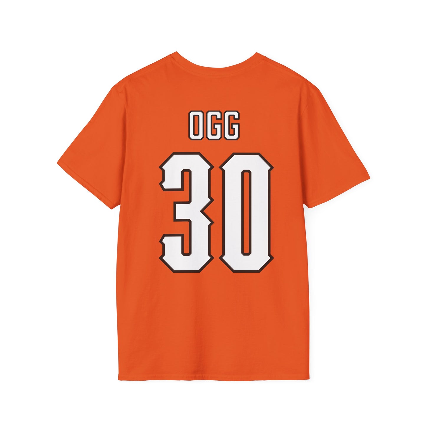 Kathryn Ogg #30 Orange Cursive Cowgirls T-Shirt