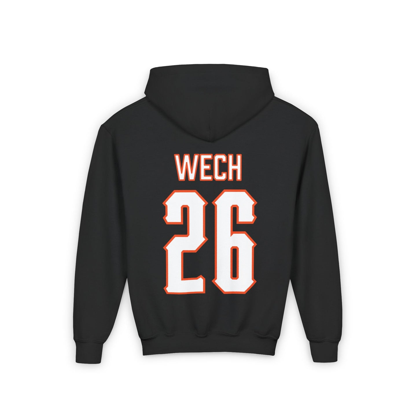 Youth Noah Wech #26 Cursive Cowboys Hoodie