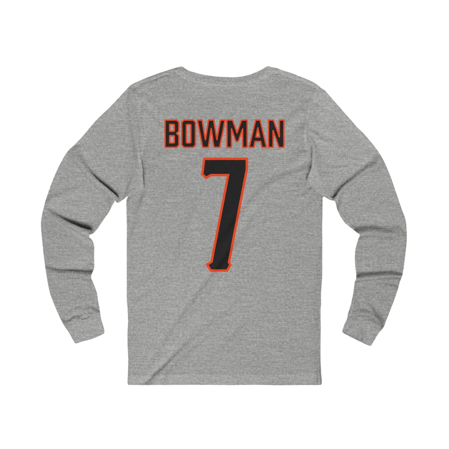 Alan Bowman #7 Cursive Cowboys Long Sleeve