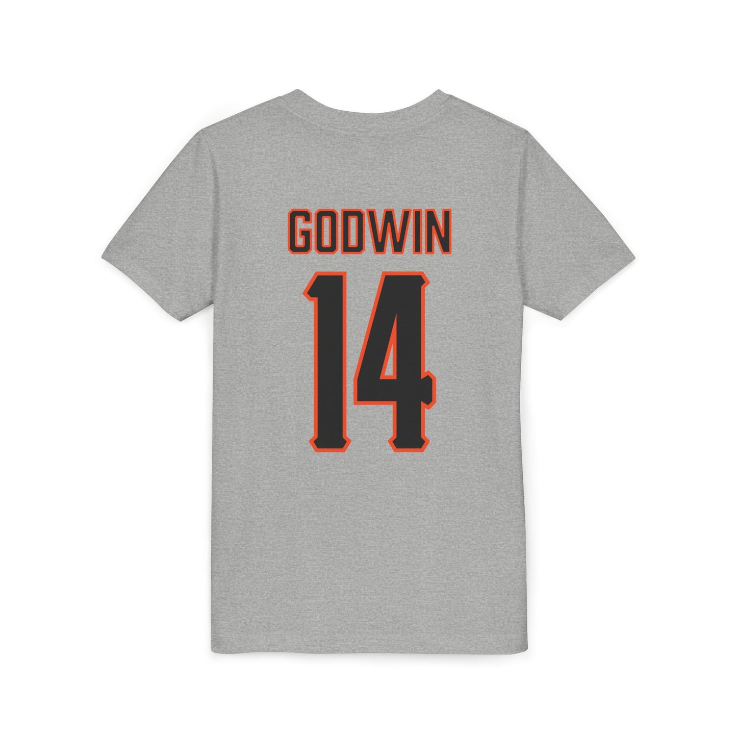 Youth Karli Godwin #14 Cursive Cowgirls T-Shirt