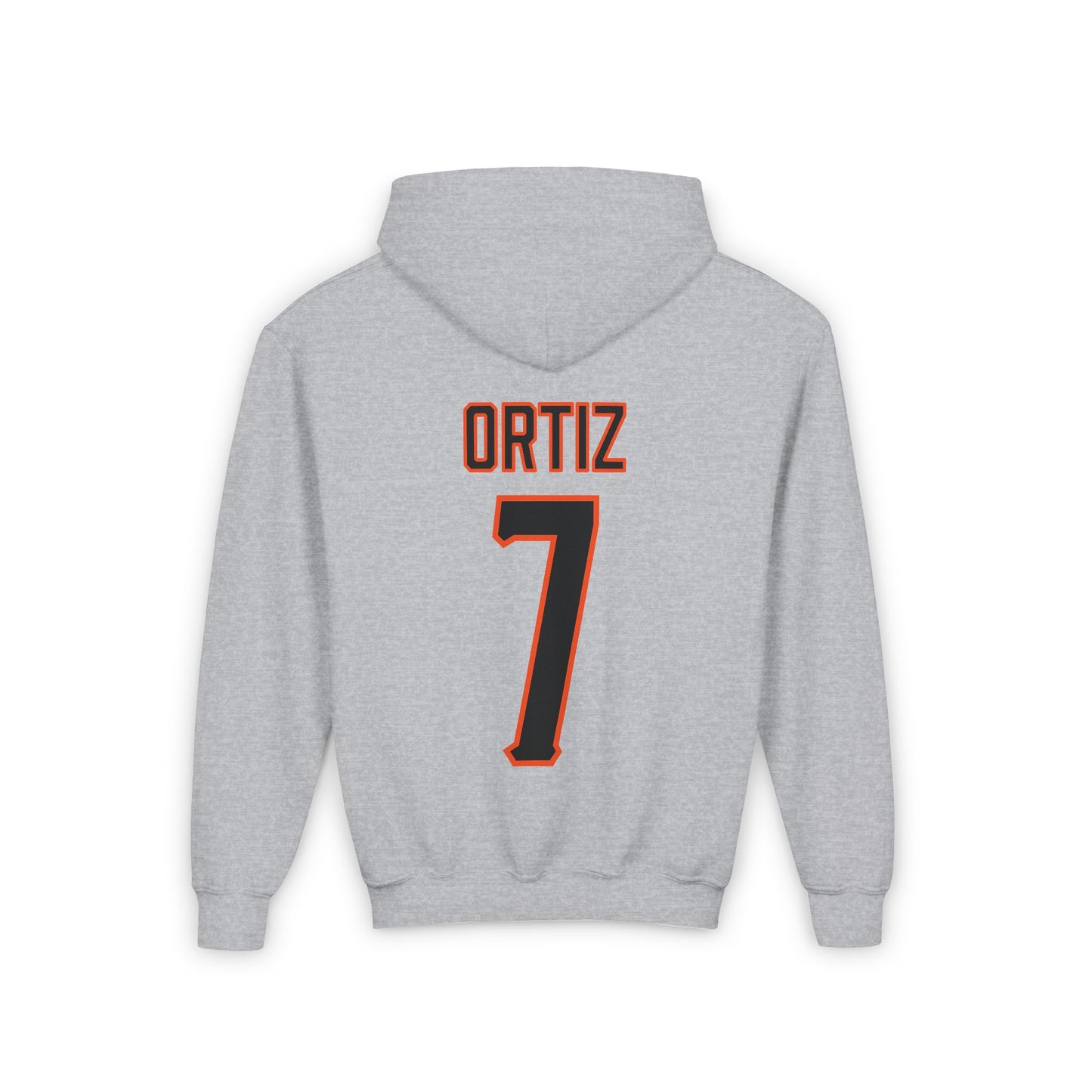 Youth Avery Ortiz #7 Cursive Cowboys Hoodie