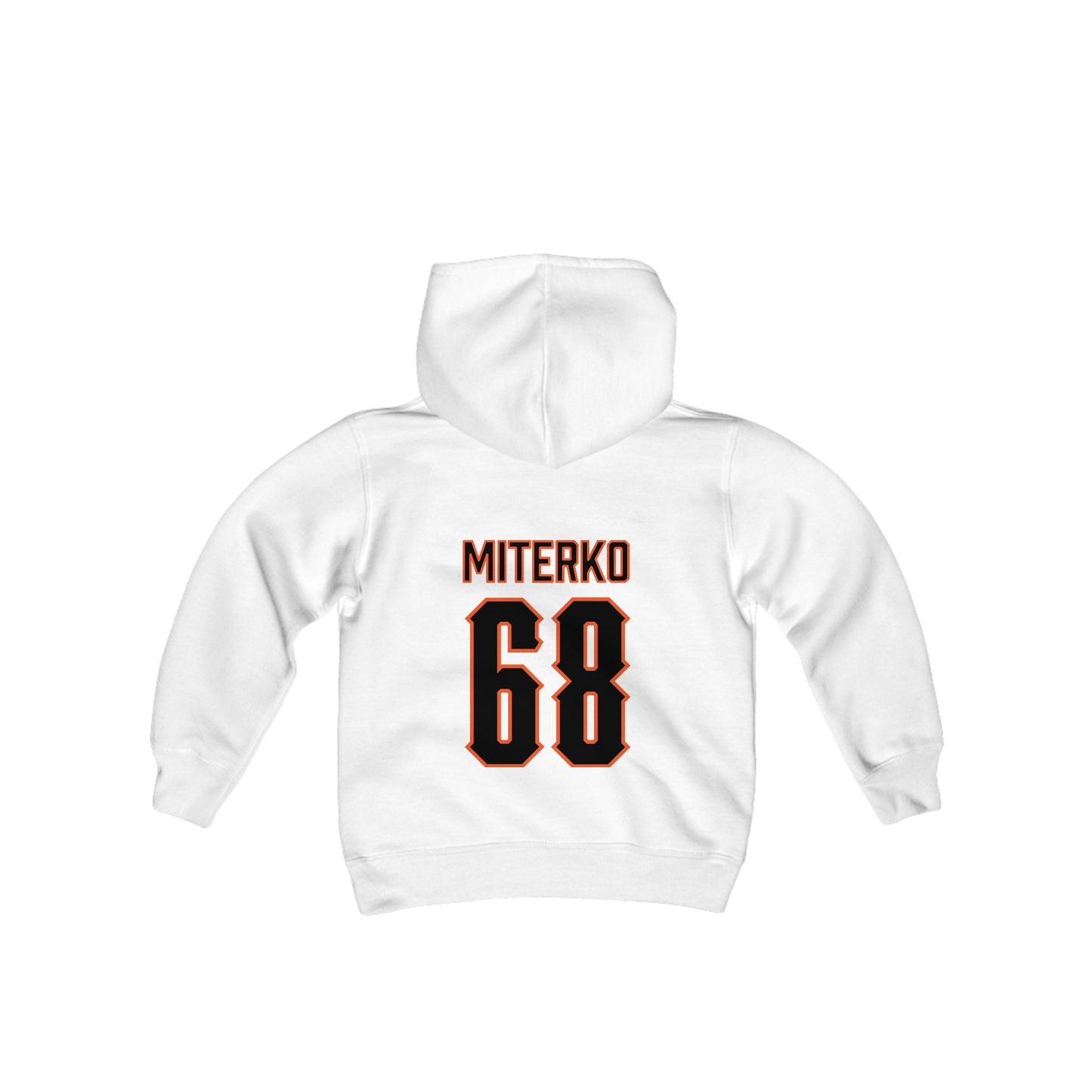 Youth Taylor Miterko #68 Cursive Cowboys Hoodie