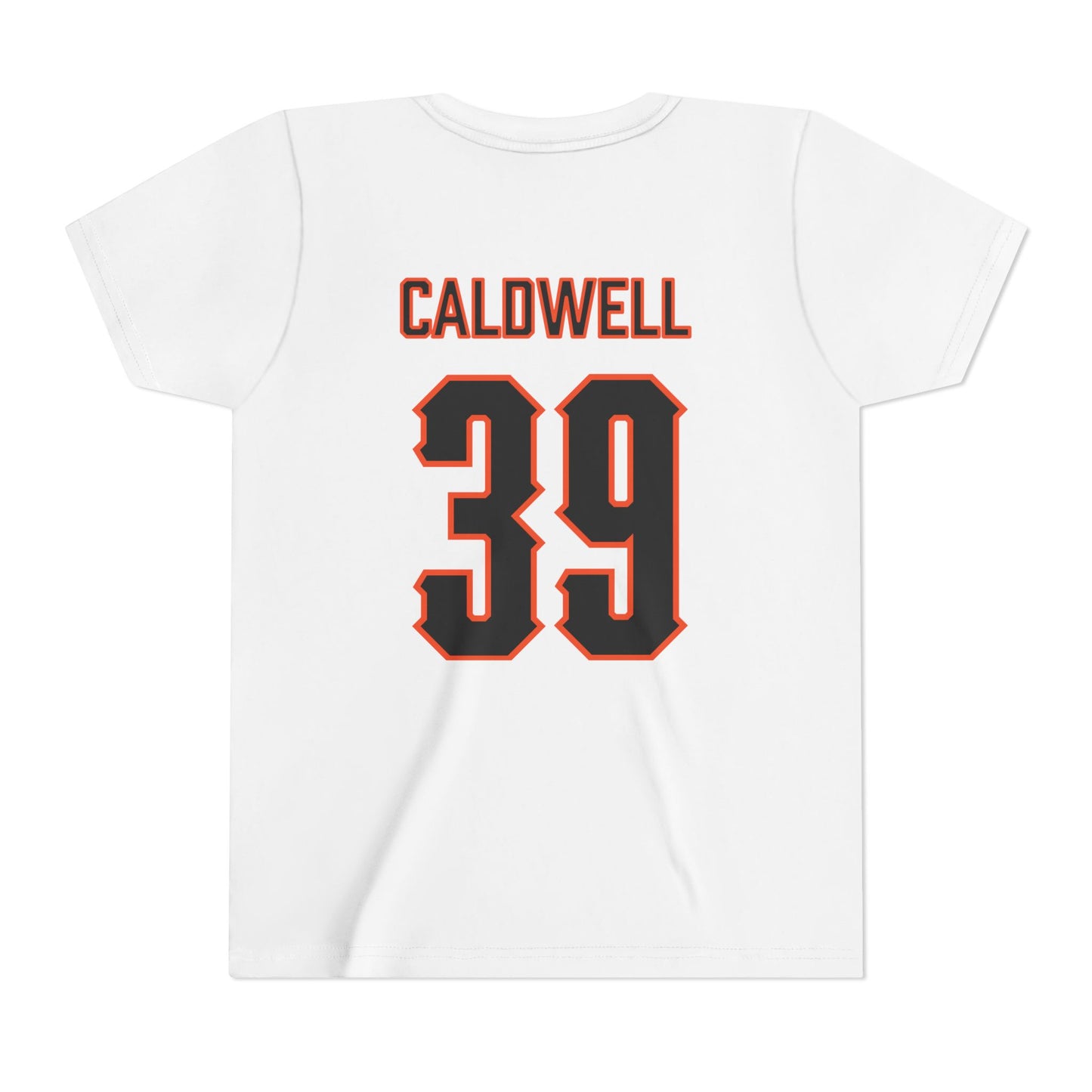 Youth Brex Caldwell #39 Cursive Cowboys T-Shirt