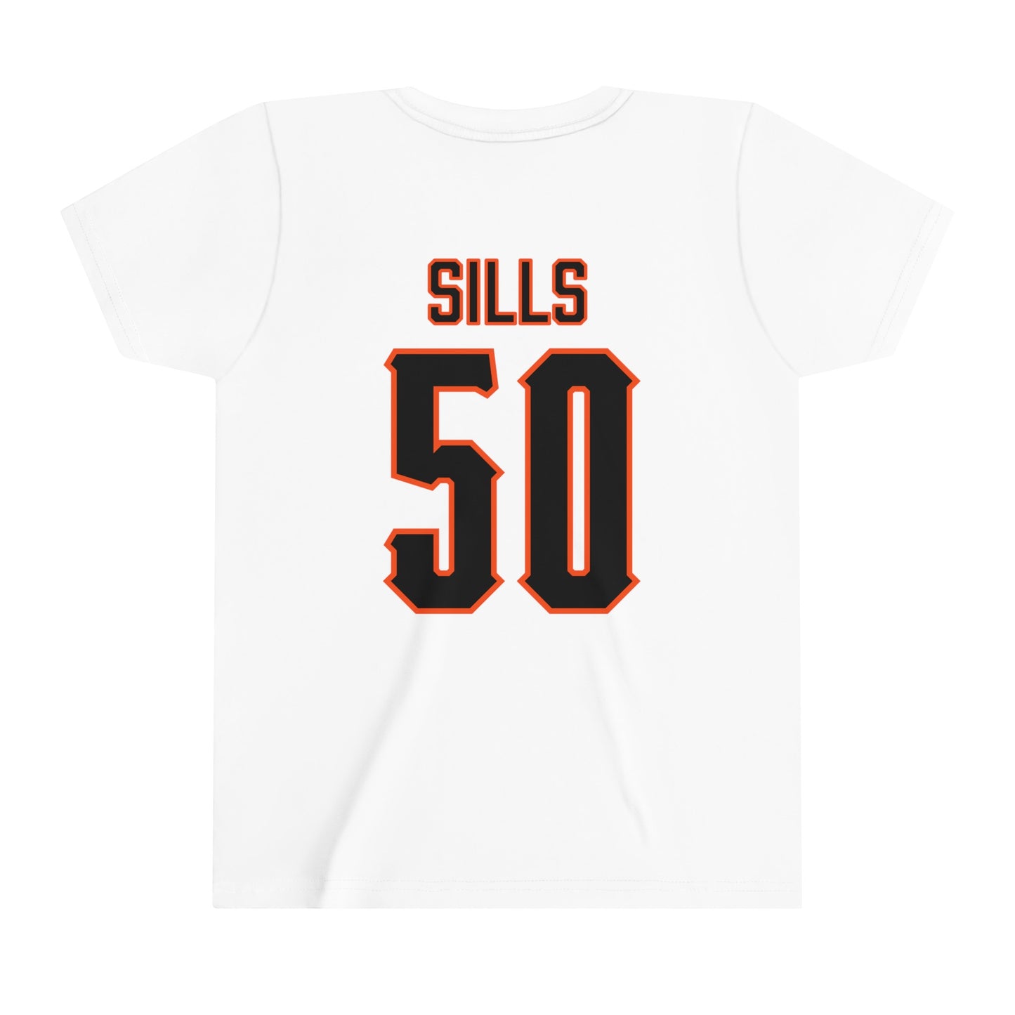 Youth Wiley Sills #50 Cursive Cowboys T-Shirt