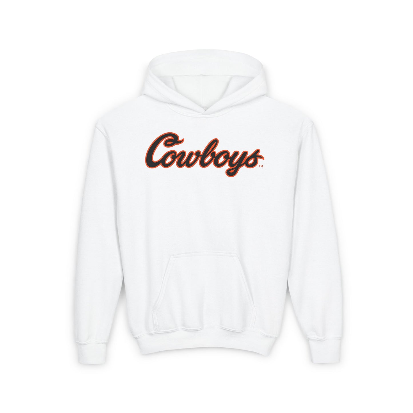 Youth Ian Daugherty #8 Cursive Cowboys Hoodie