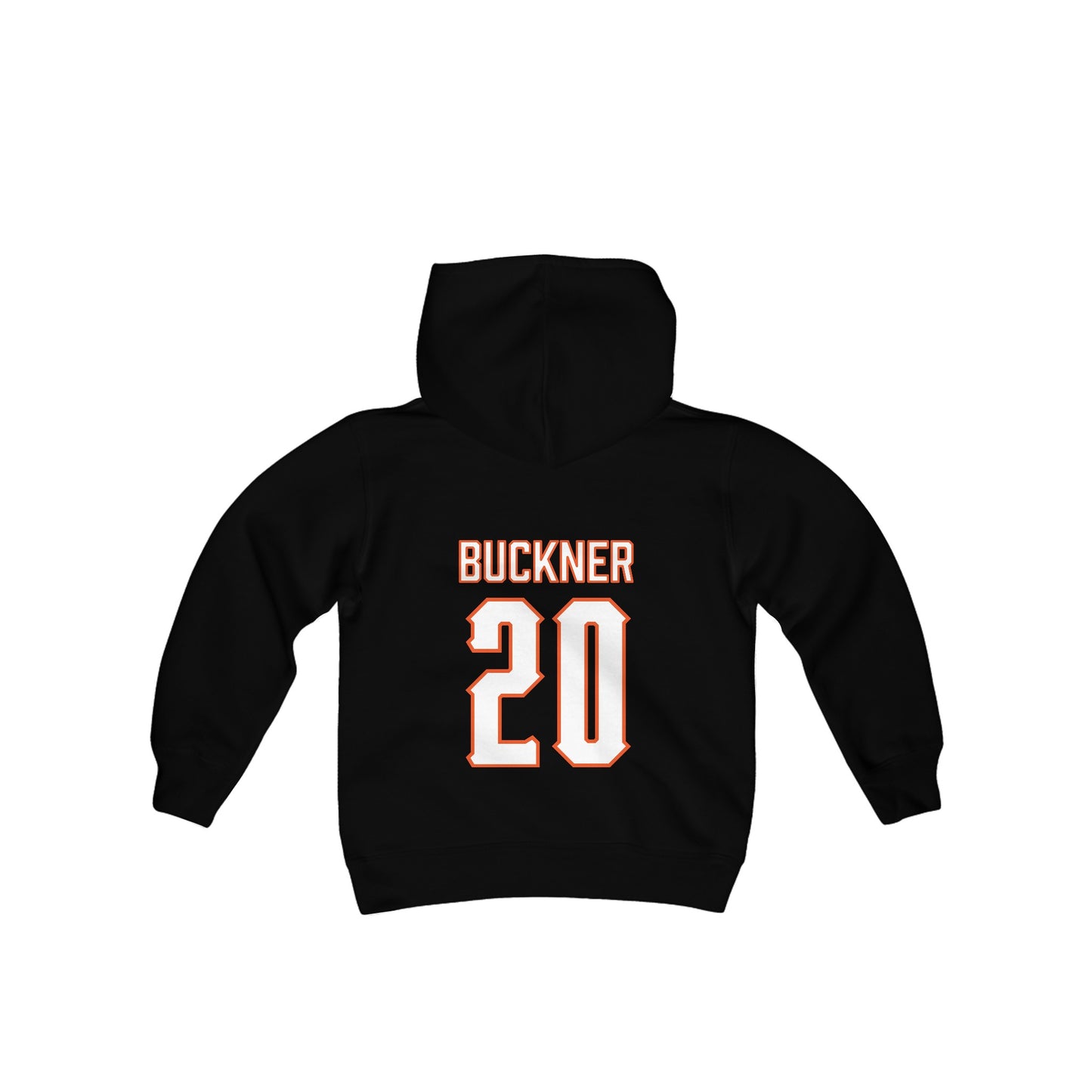 Youth DeSean Buckner #20 Cursive Cowboys Hoodie