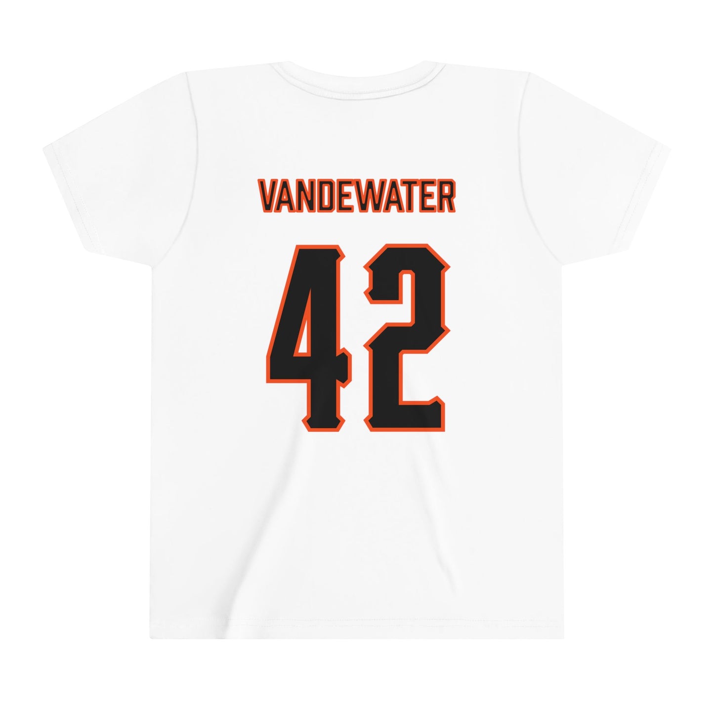 Youth Tara Vandewater #42 Cursive Cowgirls T-Shirt