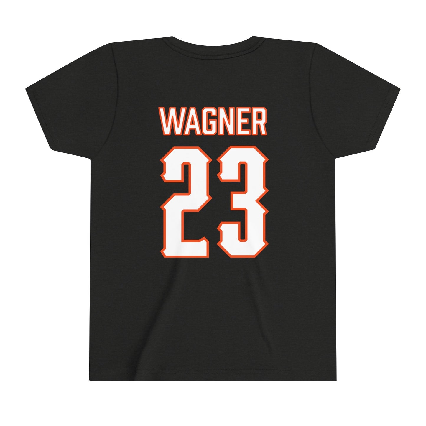 Youth Aubrey Wagner #23 Cursive Cowgirls T-Shirt