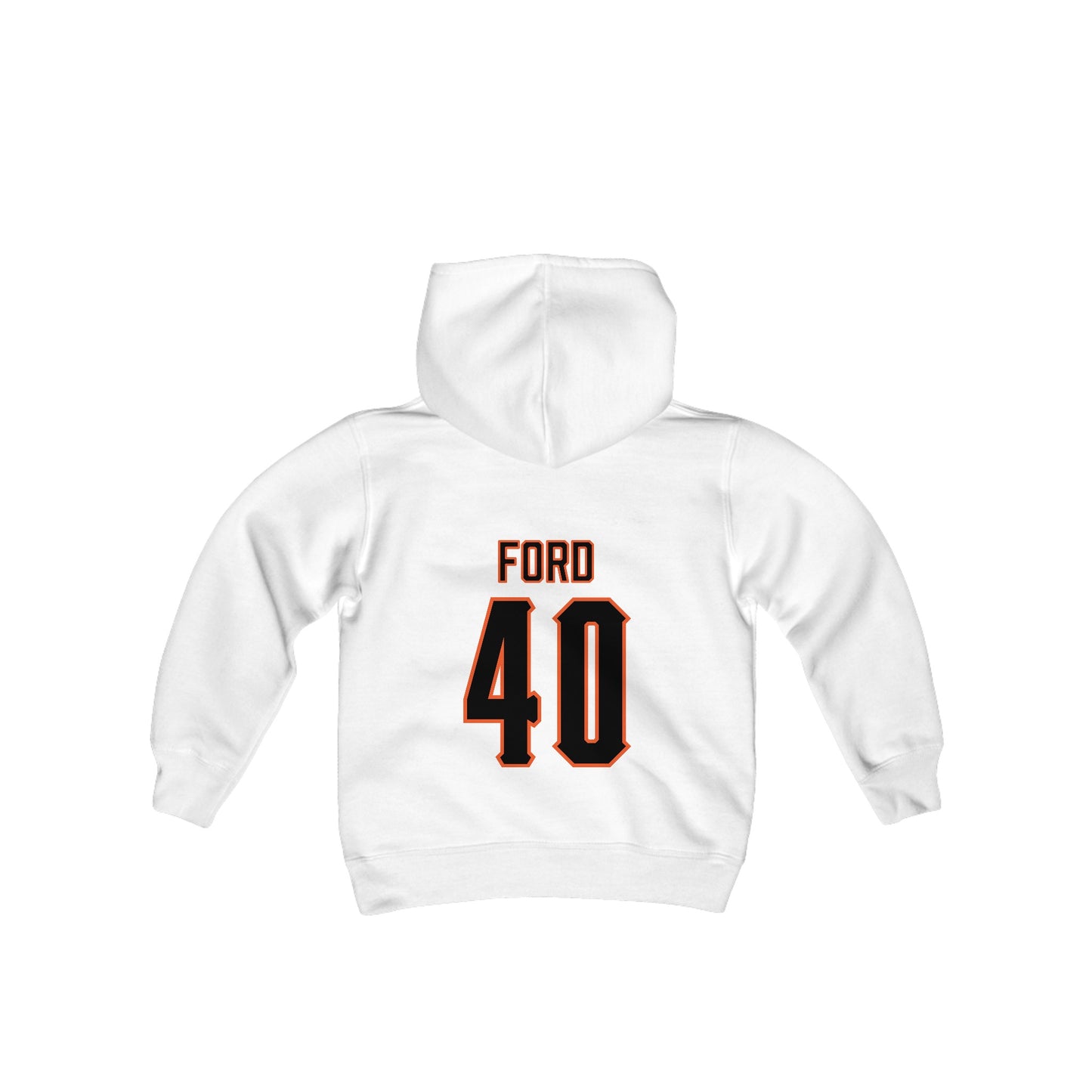 Youth Josh Ford #40 Cursive Cowboys Hoodie