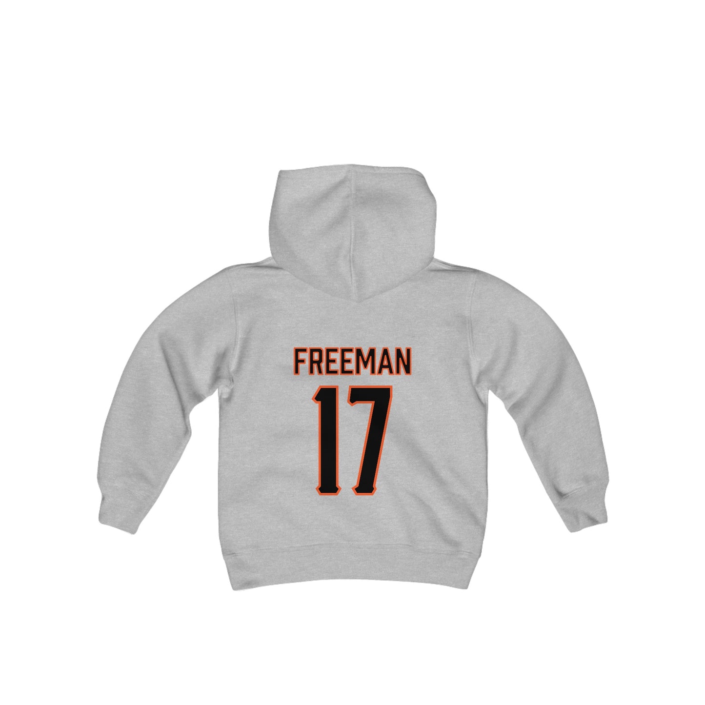 Youth Gavin Freeman #17 Cursive Cowboys Hoodie