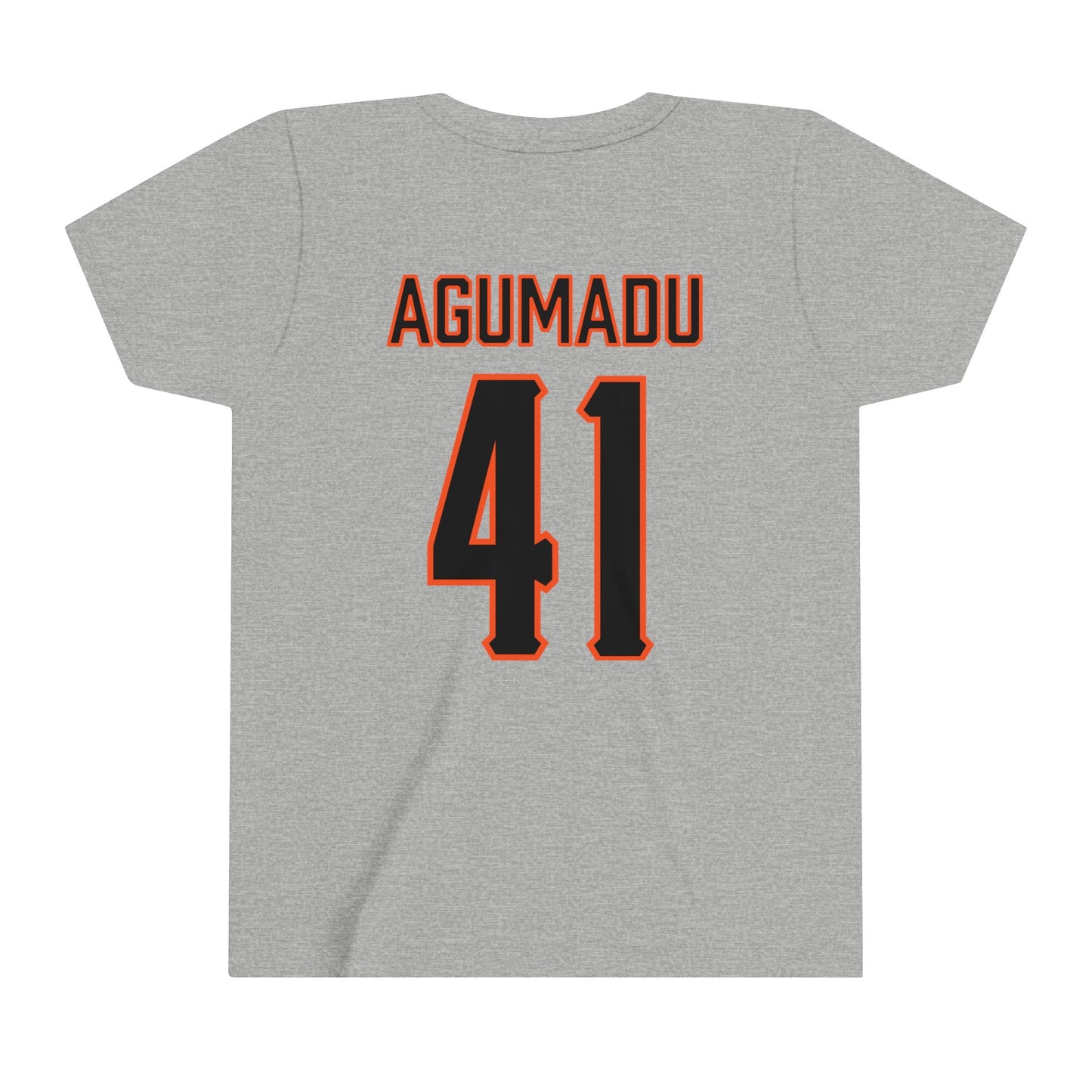 Youth Jonathan Agumadu #41 Cursive Cowboys T-Shirt