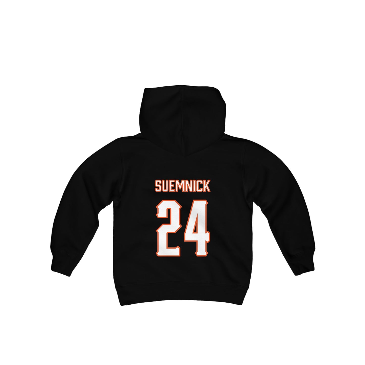 Youth Patrick Suemnick #24 Cursive Cowboys Hoodie