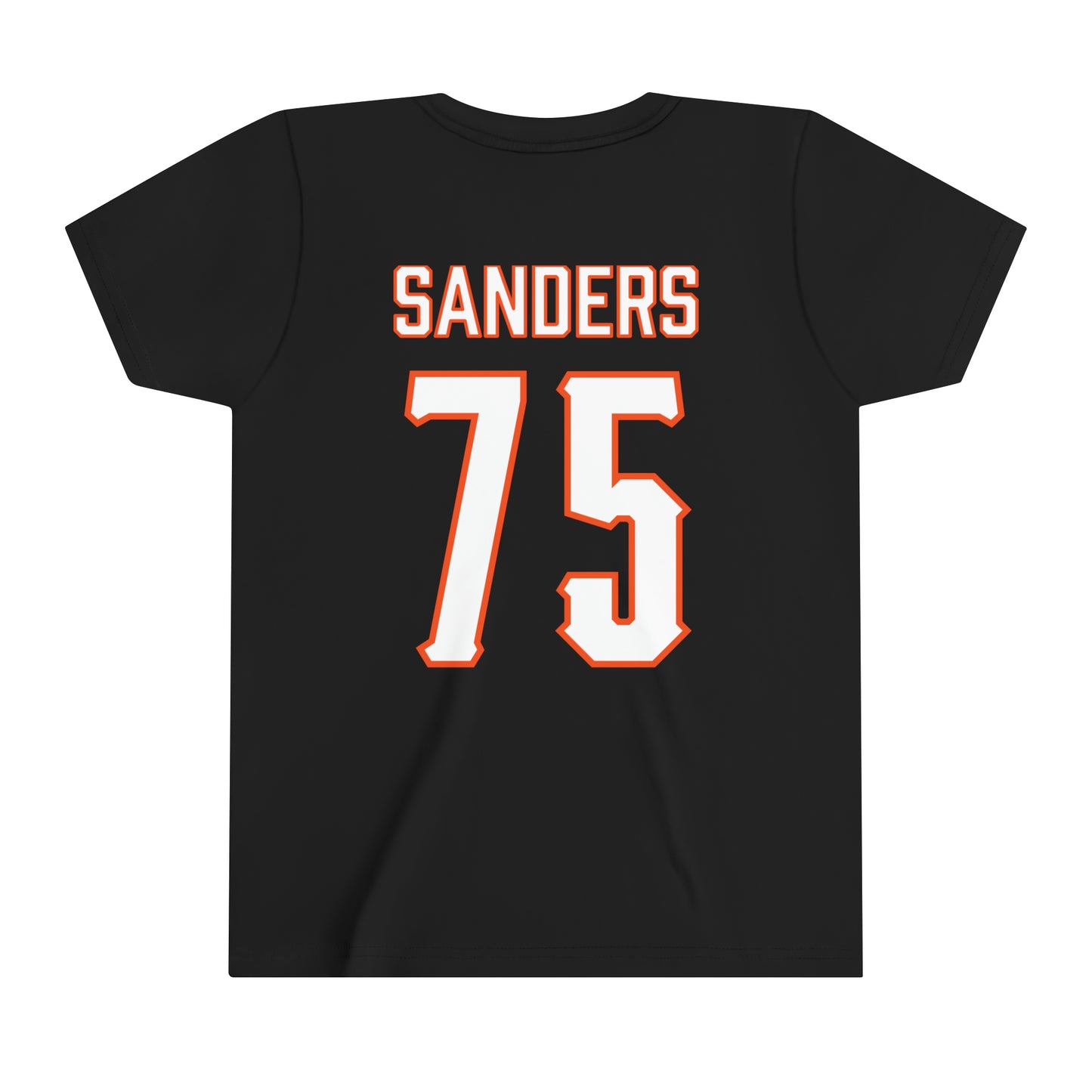 Jakobe Sanders #75 Cursive Cowboys Youth T-Shirt