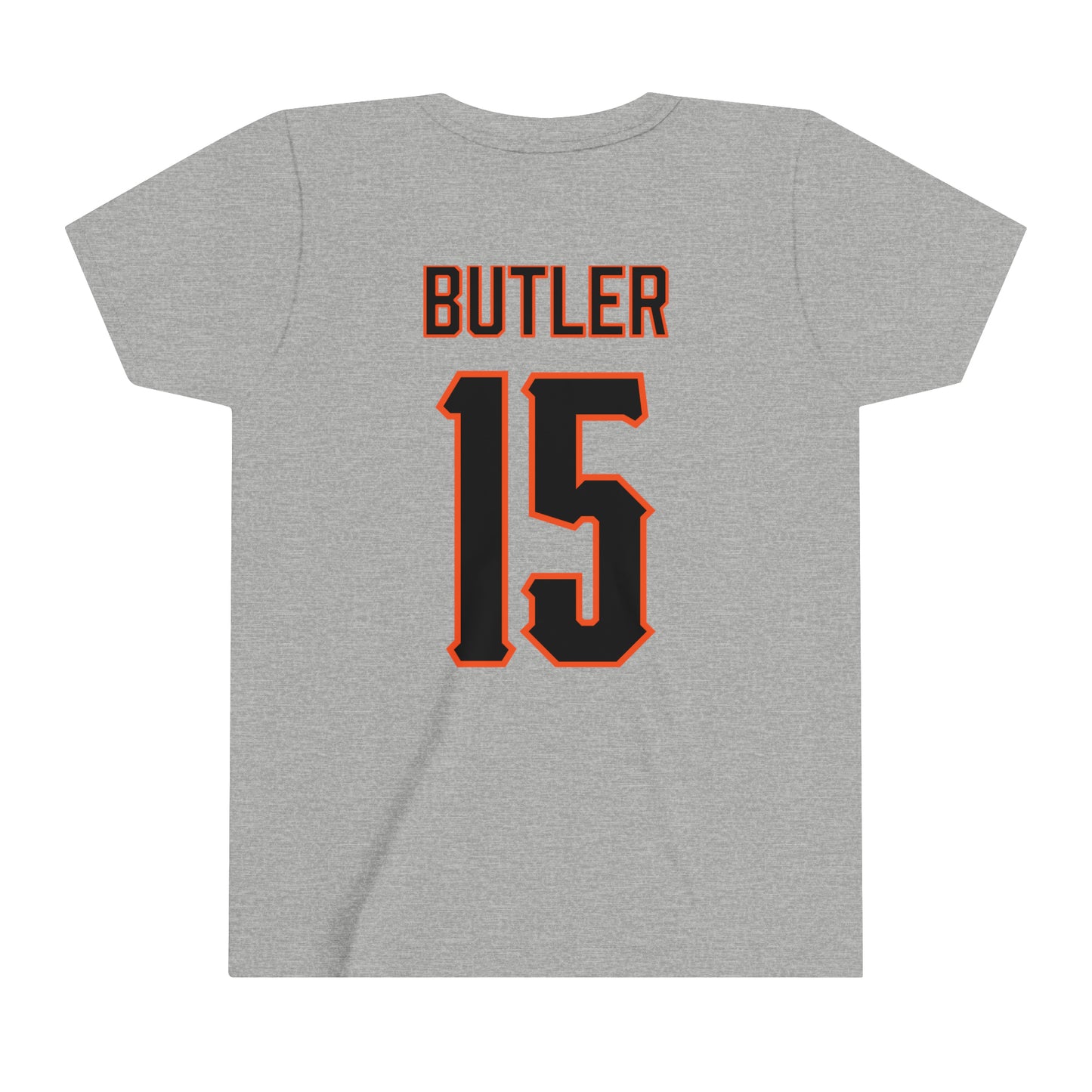 Brenna Butler #15 Cursive Cowgirls Youth T-Shirt