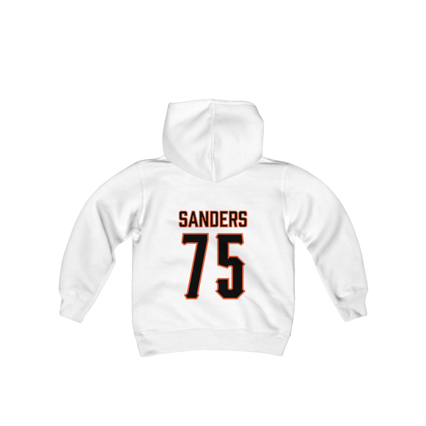 Youth Jakobe Sanders #75 Cursive Cowboys Hoodie