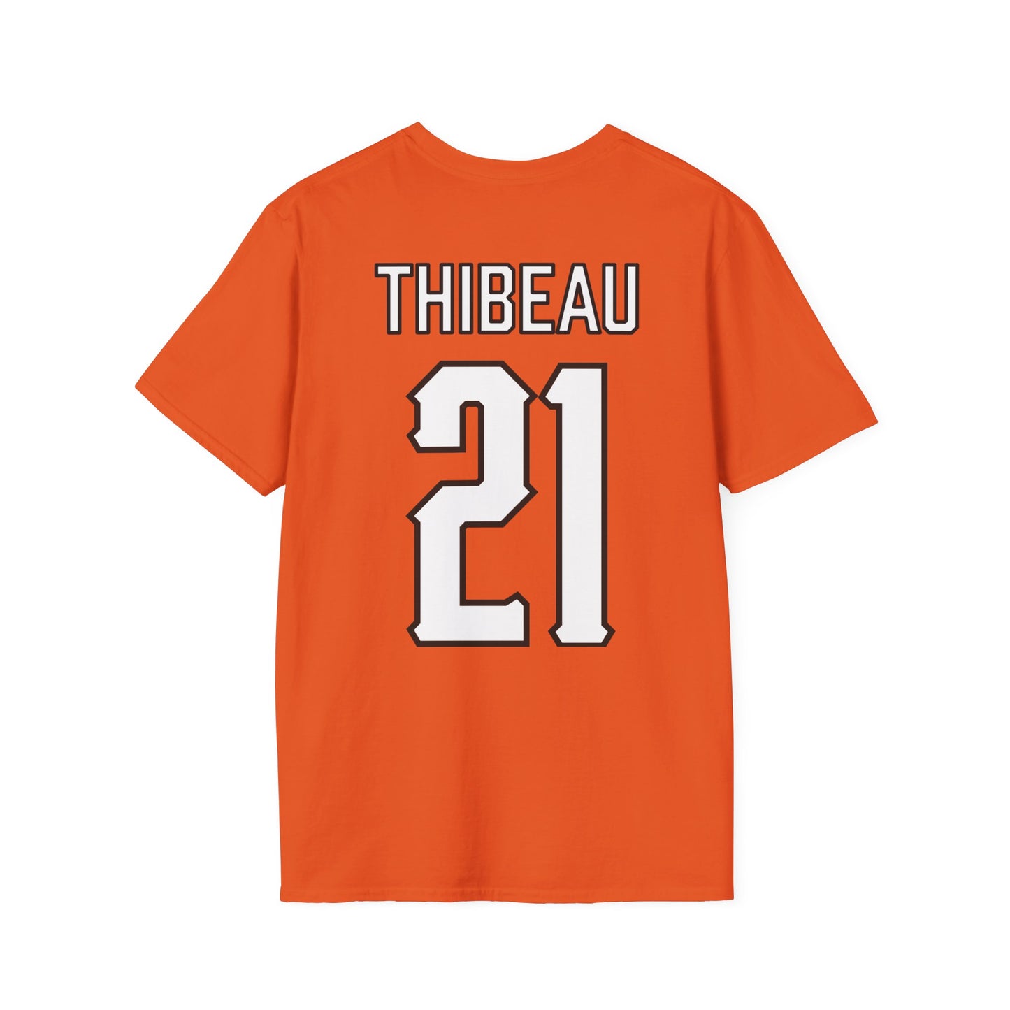 Taryn Thibeau #21 Orange Pokes T-Shirt