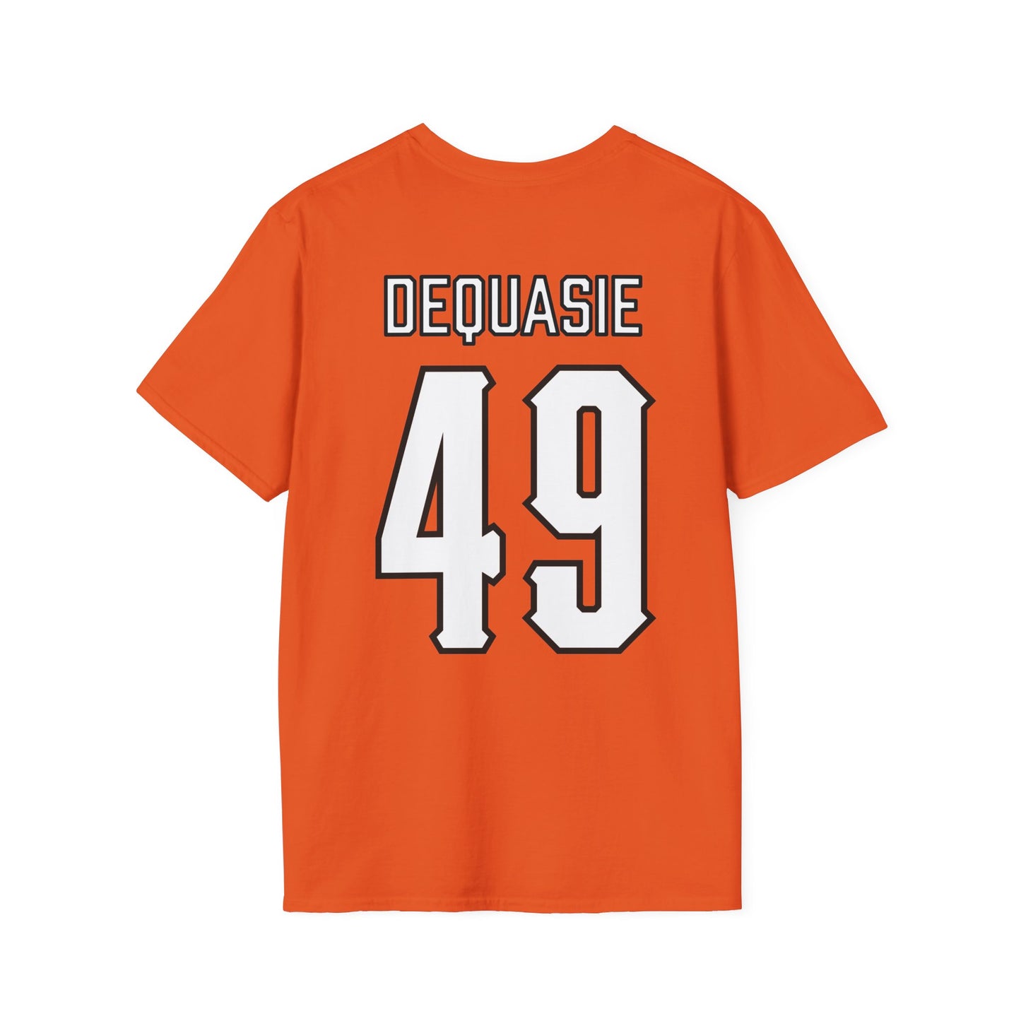 Reed Dequasie #49 Orange Pokes T-Shirt