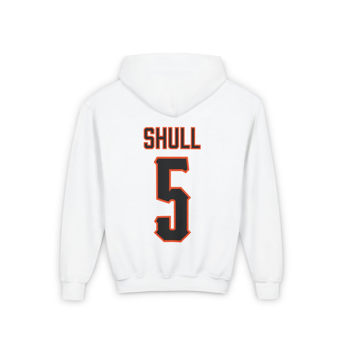 Youth Garrett Shull #5 Cursive Cowboys Hoodie