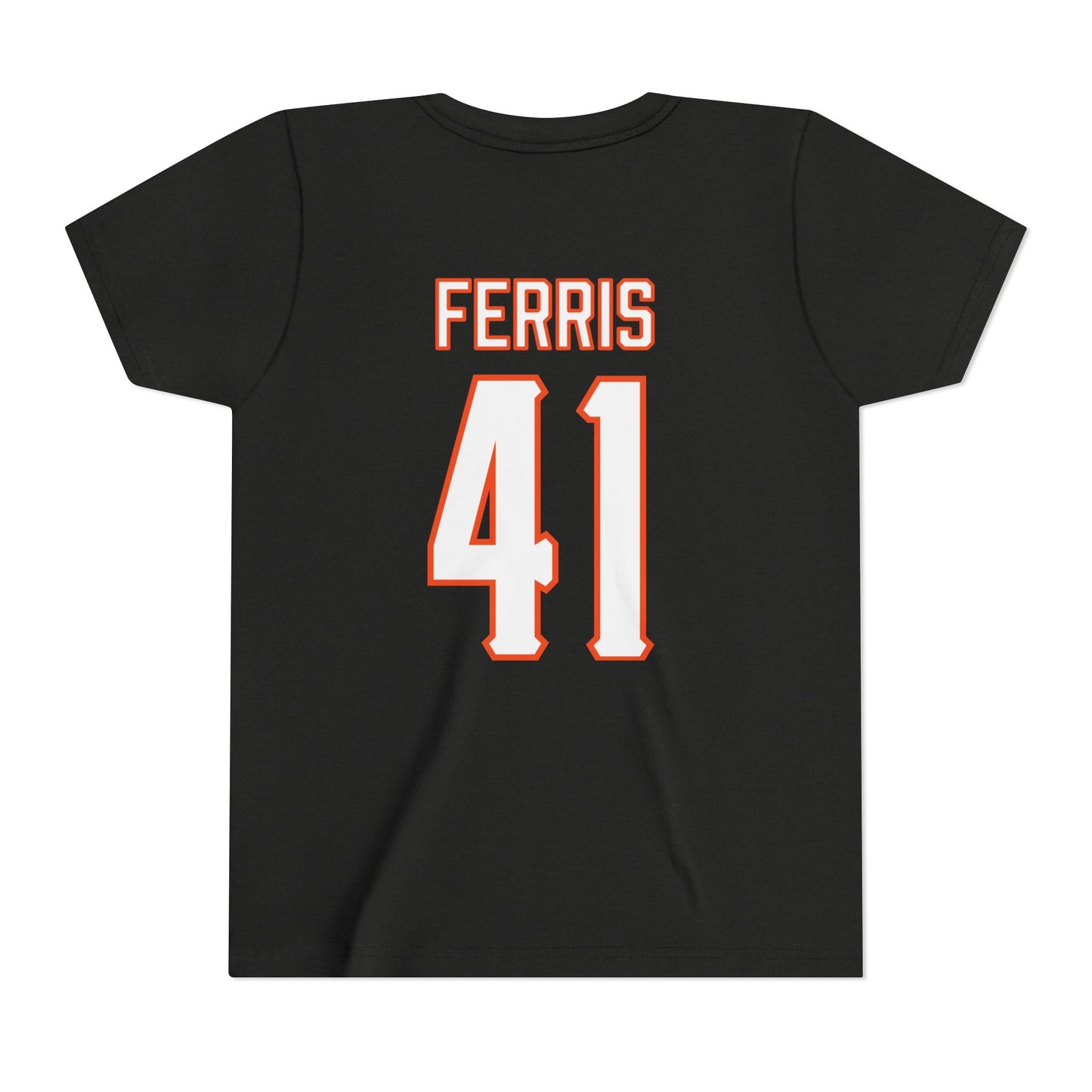 Youth Kash Ferris #41 Cursive Cowboys T-Shirt