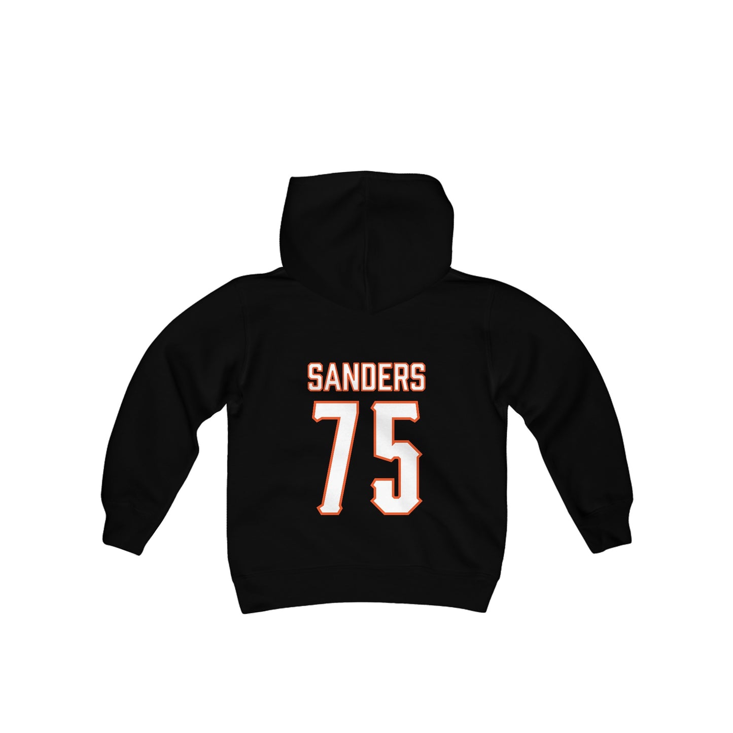 Youth Jakobe Sanders #75 Cursive Cowboys Hoodie