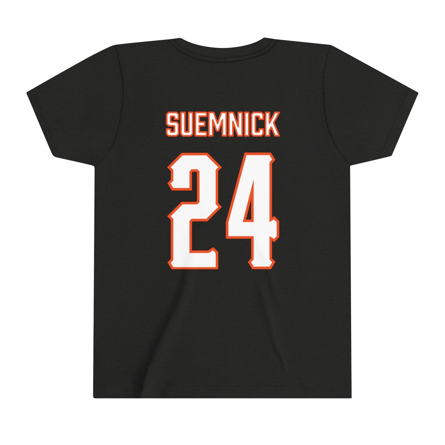 Youth Patrick Suemnick #24 Cursive Cowboys T-Shirt