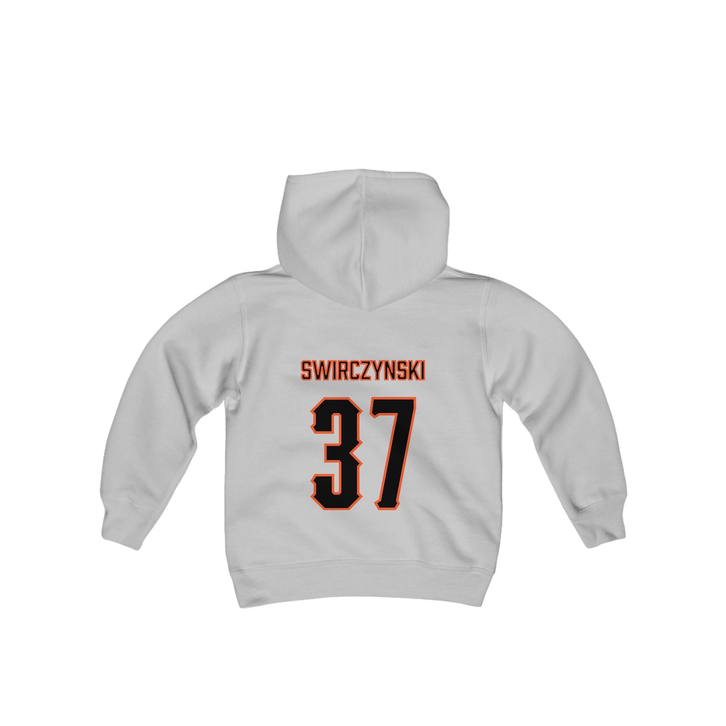 Youth Seth Swirczynski #37 Cursive Cowboys Hoodie