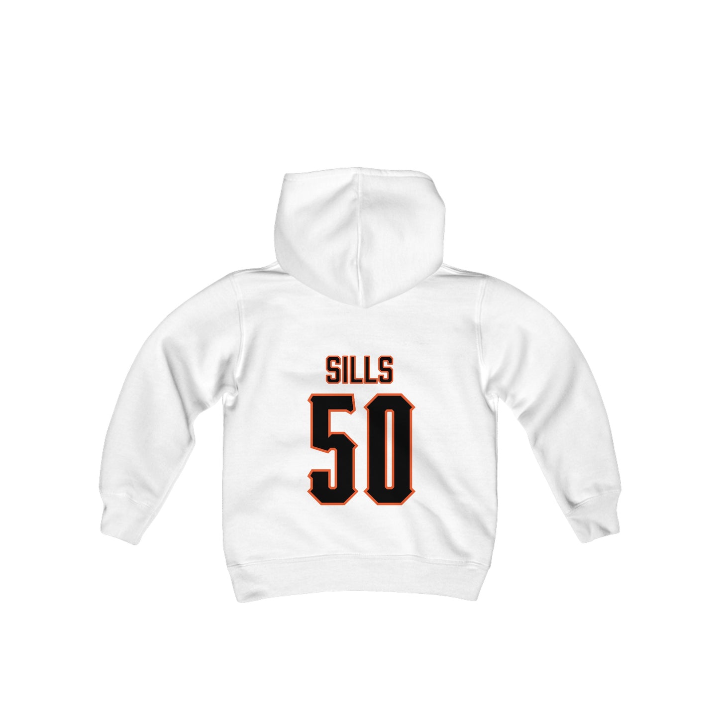 Youth Wiley Sills #50 Cursive Cowboys Hoodie