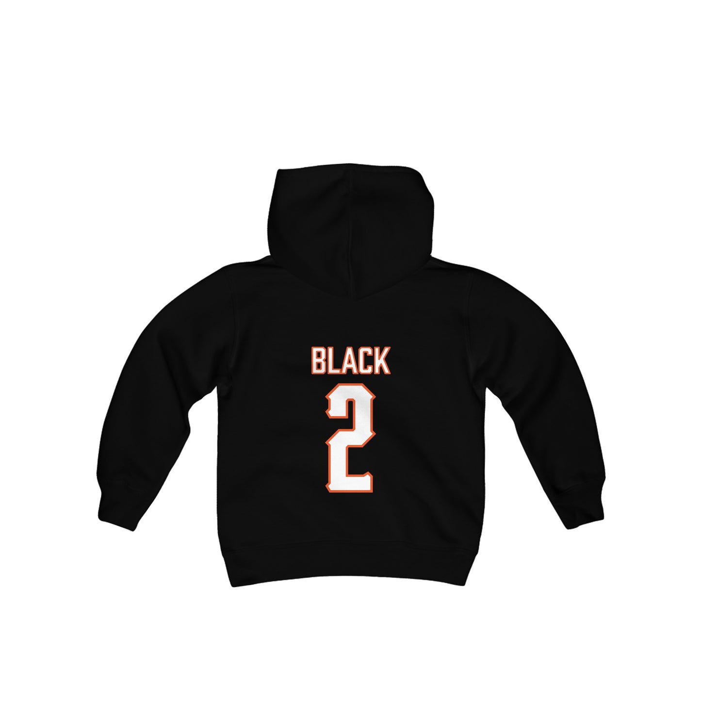 Youth Korie Black #2 Cursive Cowboys Hoodie