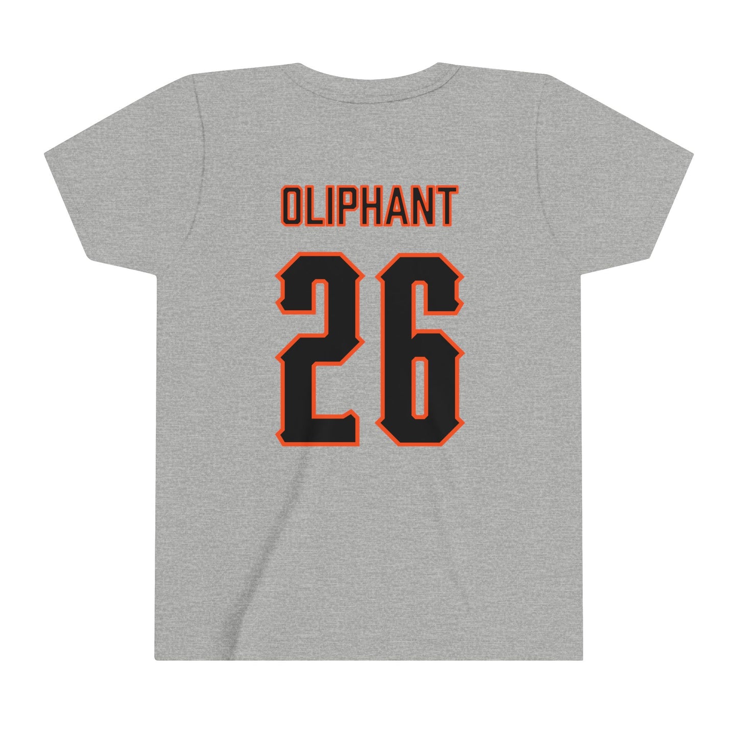 Youth Jacobi Oliphant #26 Cursive Cowboys T-Shirt