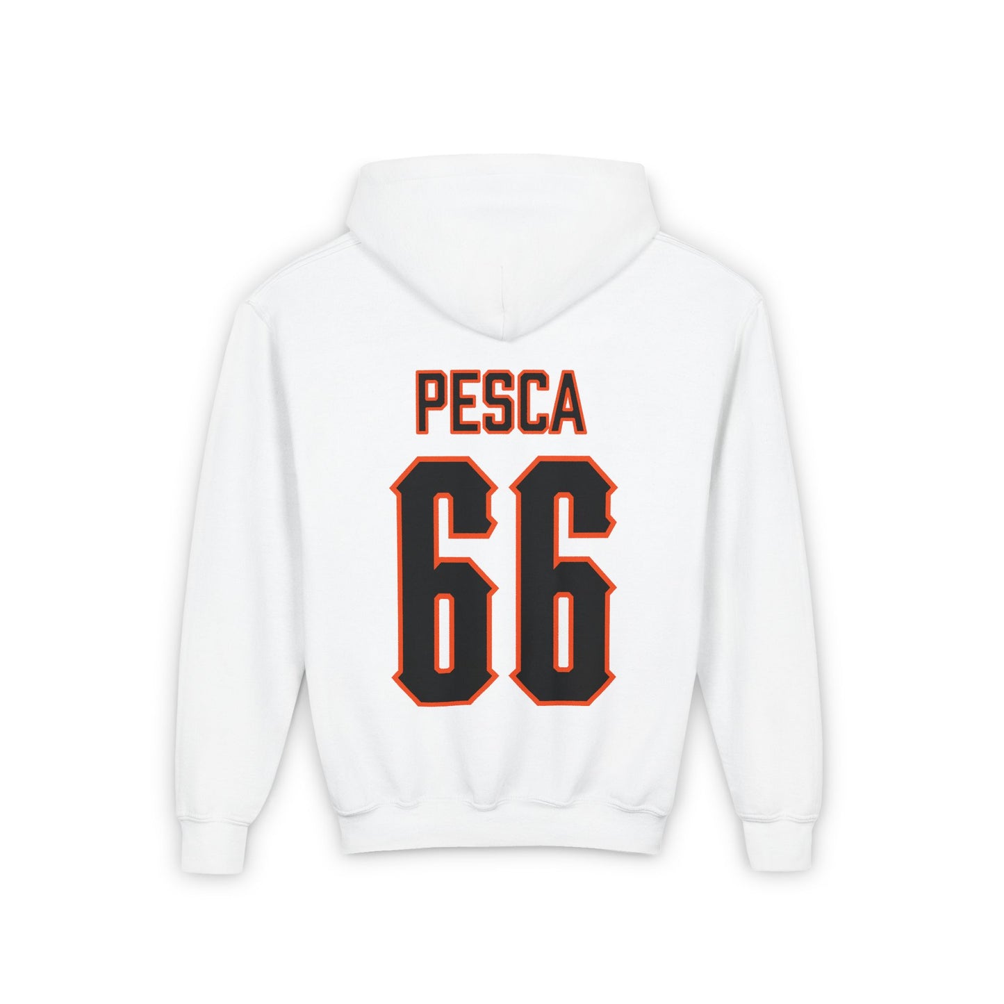 Youth M Pesca #66 Cursive Cowboys Hoodie