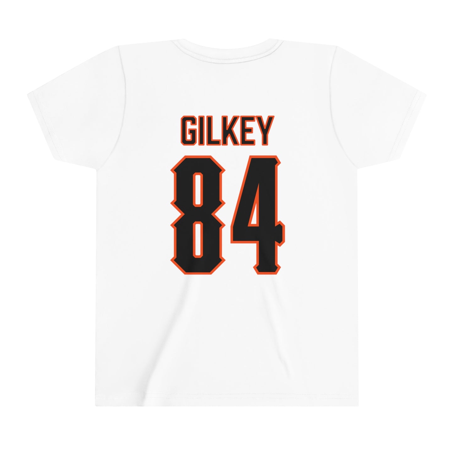 Youth Mason Gilkey #84 Cursive Cowboys T-Shirt