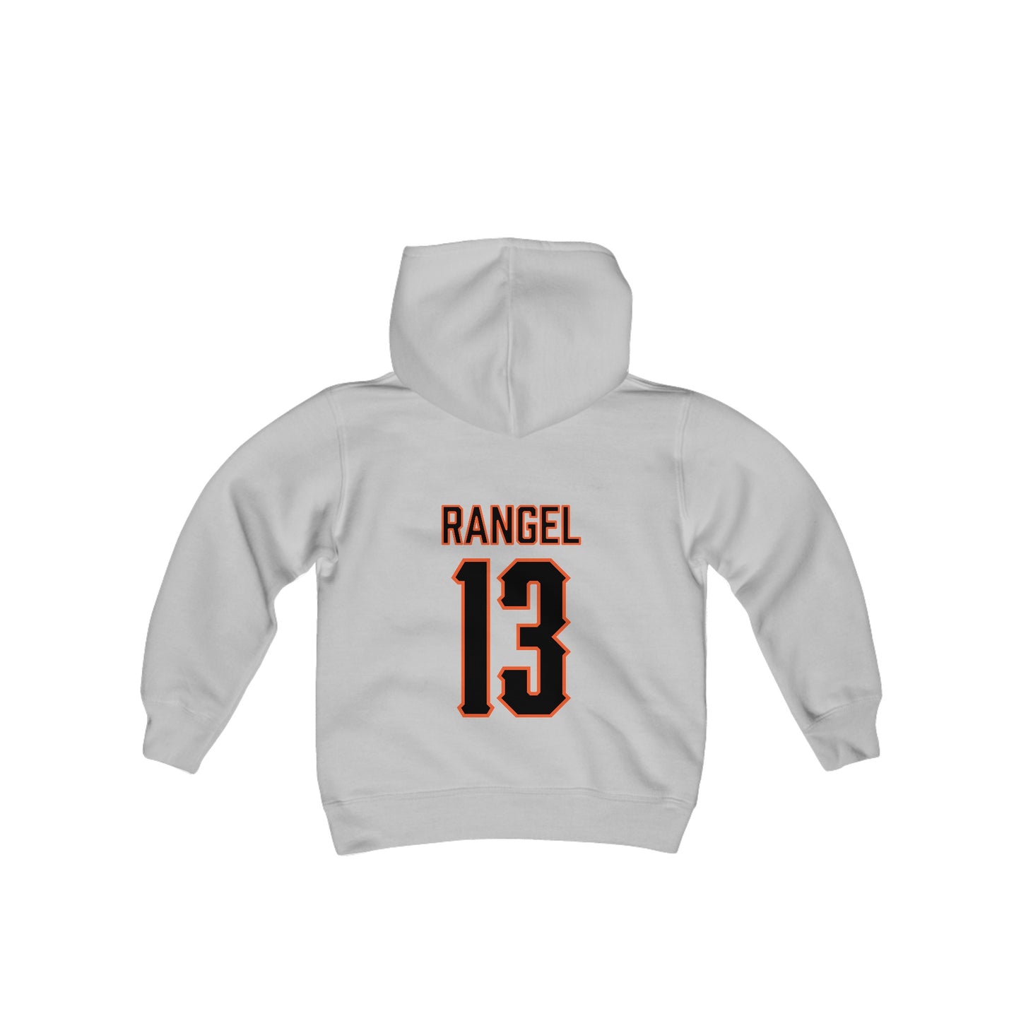 Youth Garret Rangel #13 Cursive Cowboys Hoodie