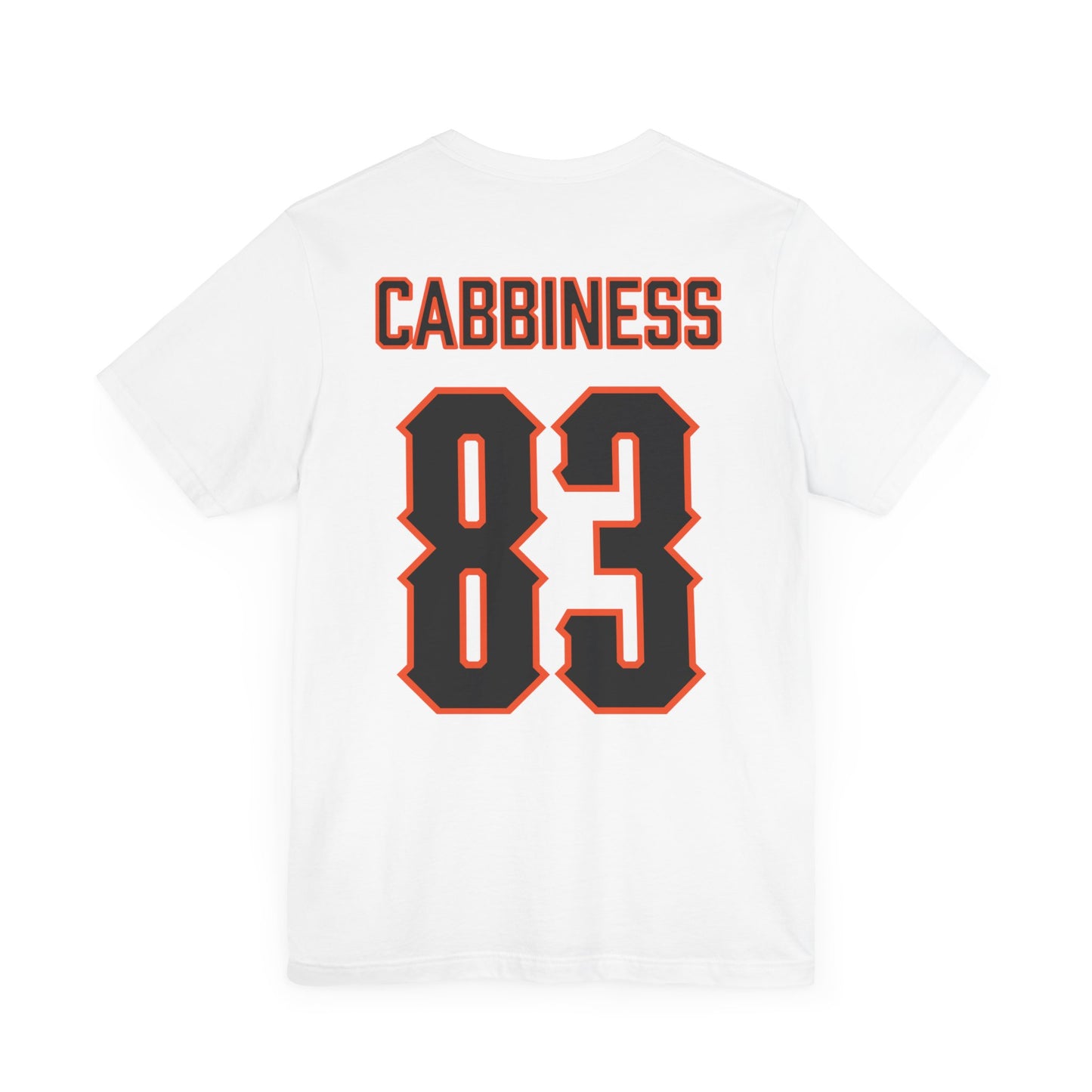 Cale Cabbiness #83 Cursive Cowboys T-Shirt