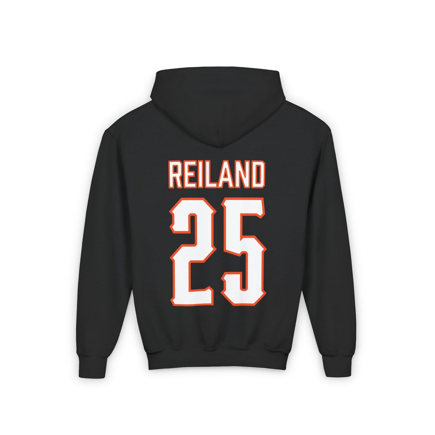 Youth Ben Reiland #25 Cursive Cowboys Hoodie