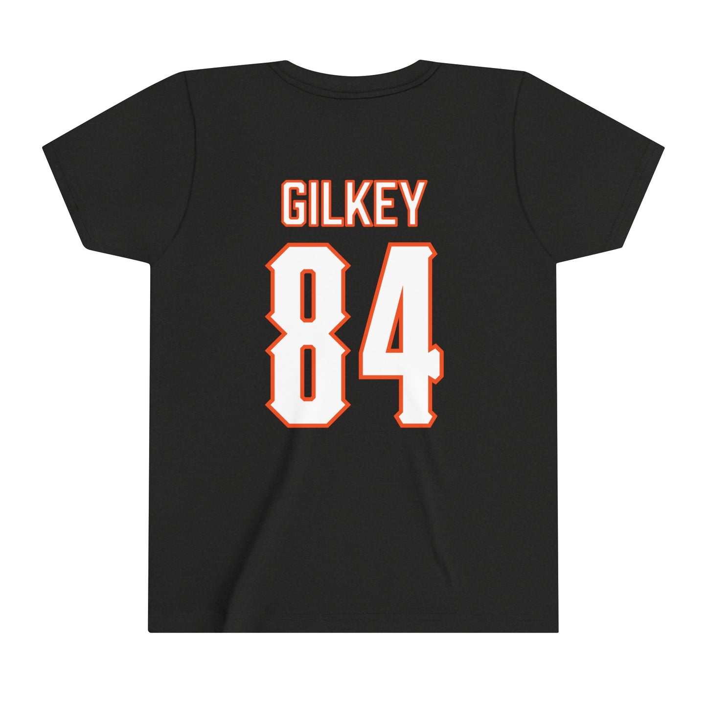 Youth Mason Gilkey #84 Cursive Cowboys T-Shirt