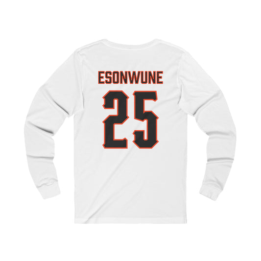 Ike Esonwune #25 Cursive Cowboys Long Sleeve