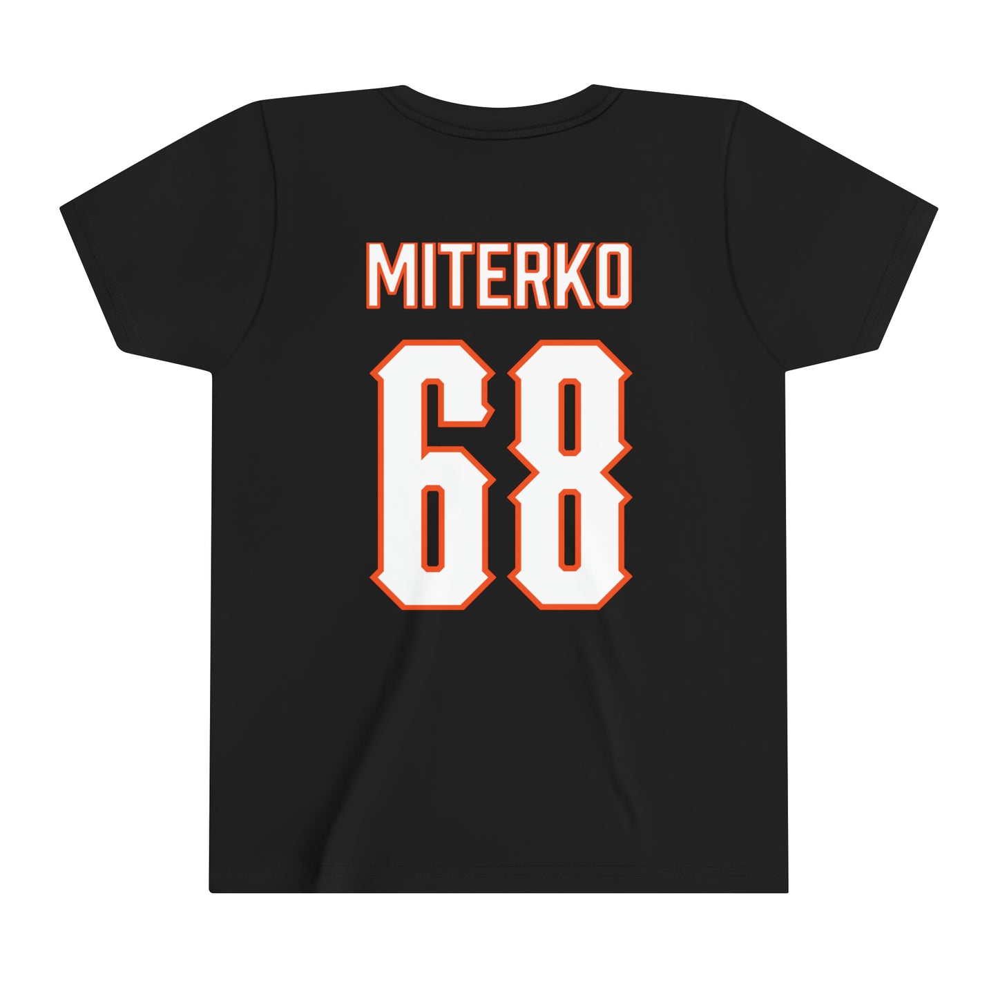 Taylor Miterko #68 Cursive Cowboys Youth T-Shirt